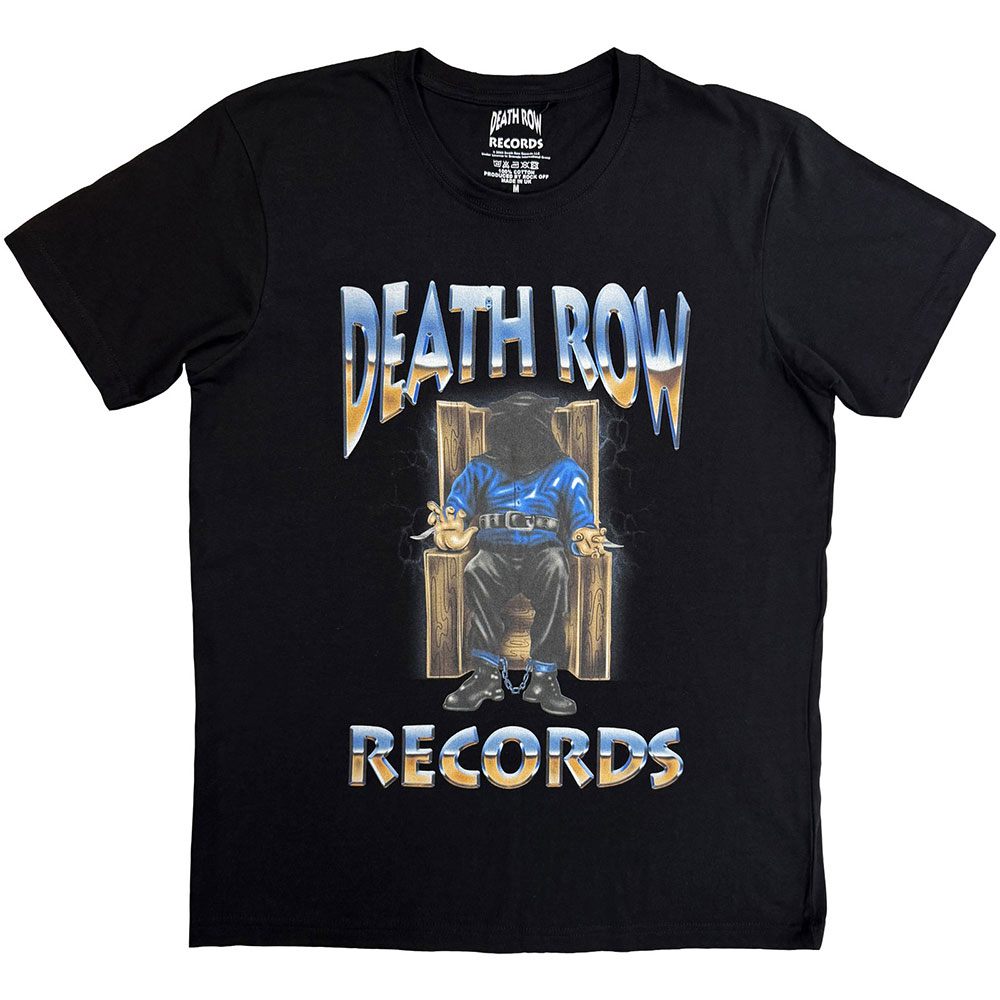 Death Row Records - Execution Full Colour Heren Tshirt - Zwart